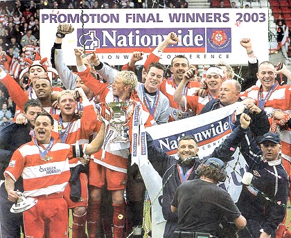 Doncaster Rovers: Play Off Final: Victory Celebration